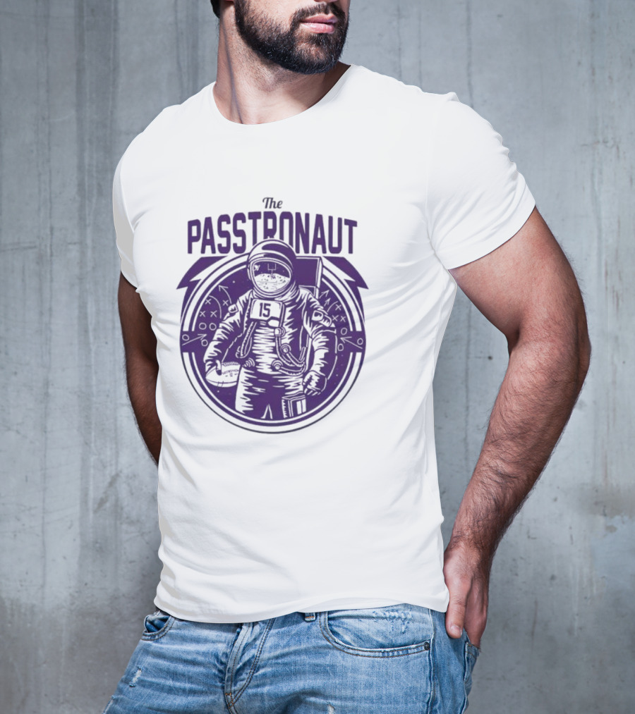 Minnesota Vikings The Passtronaut Astronaut Player Number 15 T-Shirt