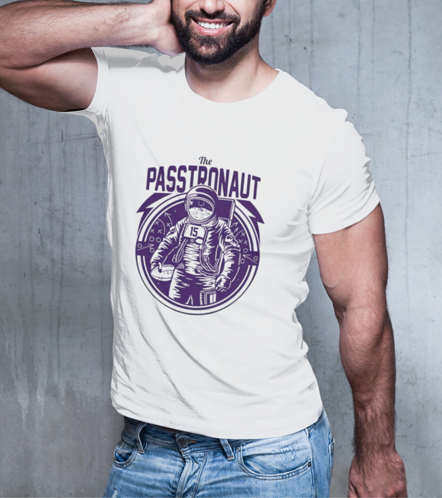 Minnesota Vikings The Passtronaut Astronaut Player Number 15 T-Shirt