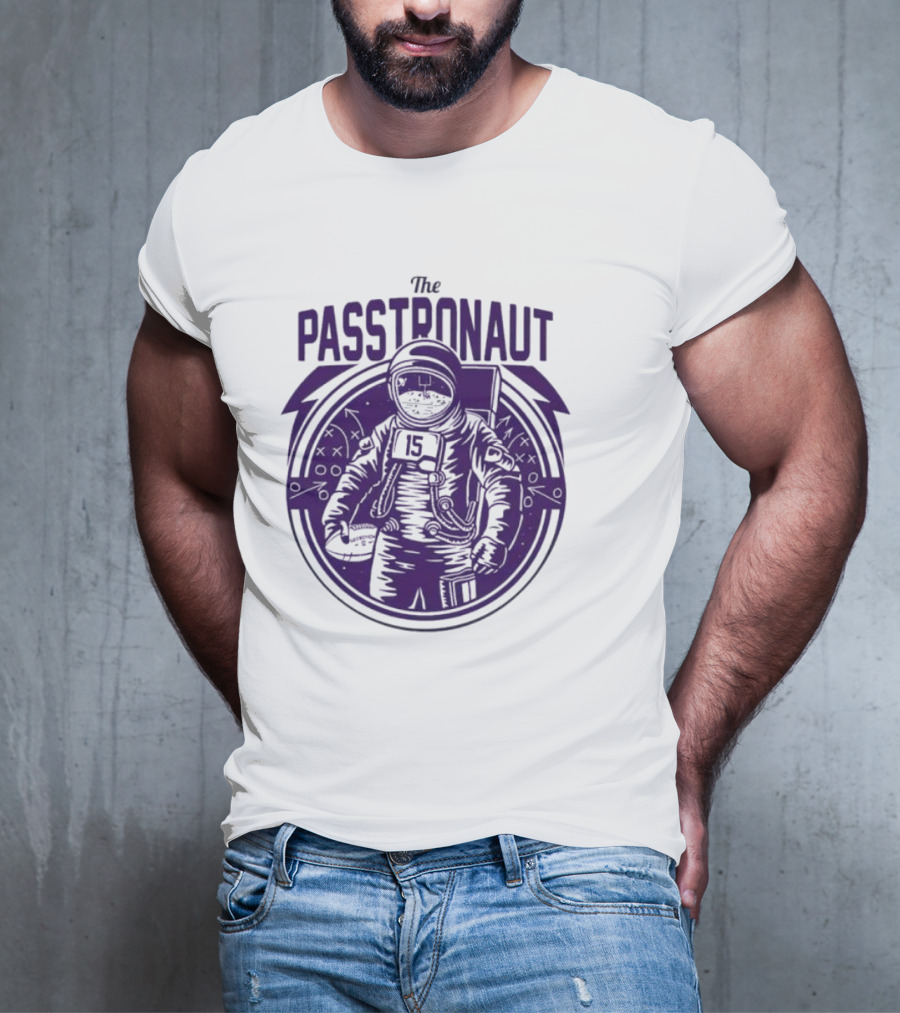 Minnesota Vikings The Passtronaut Astronaut Player Number 15 T-Shirt