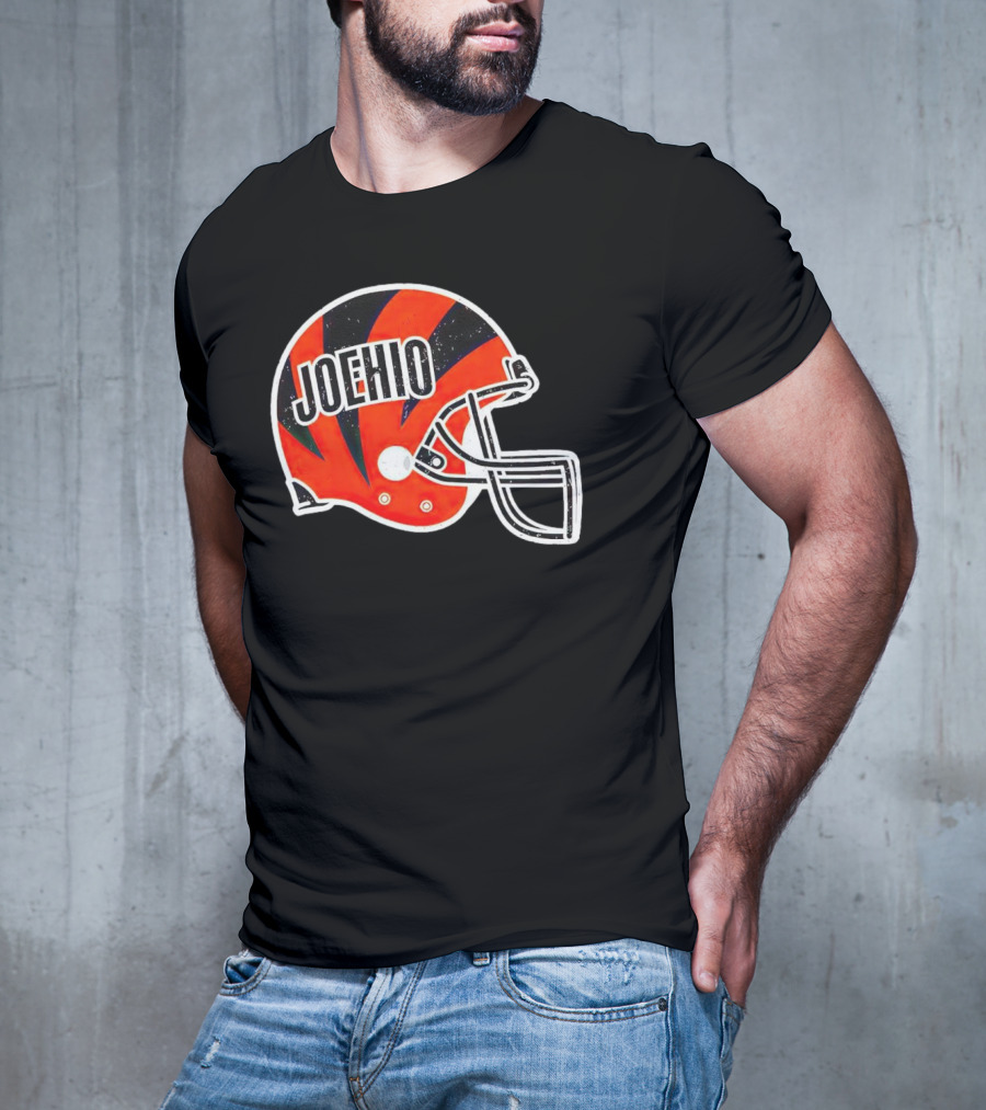 Cincinnati Bengals Joehio Football Helmet T-Shirt