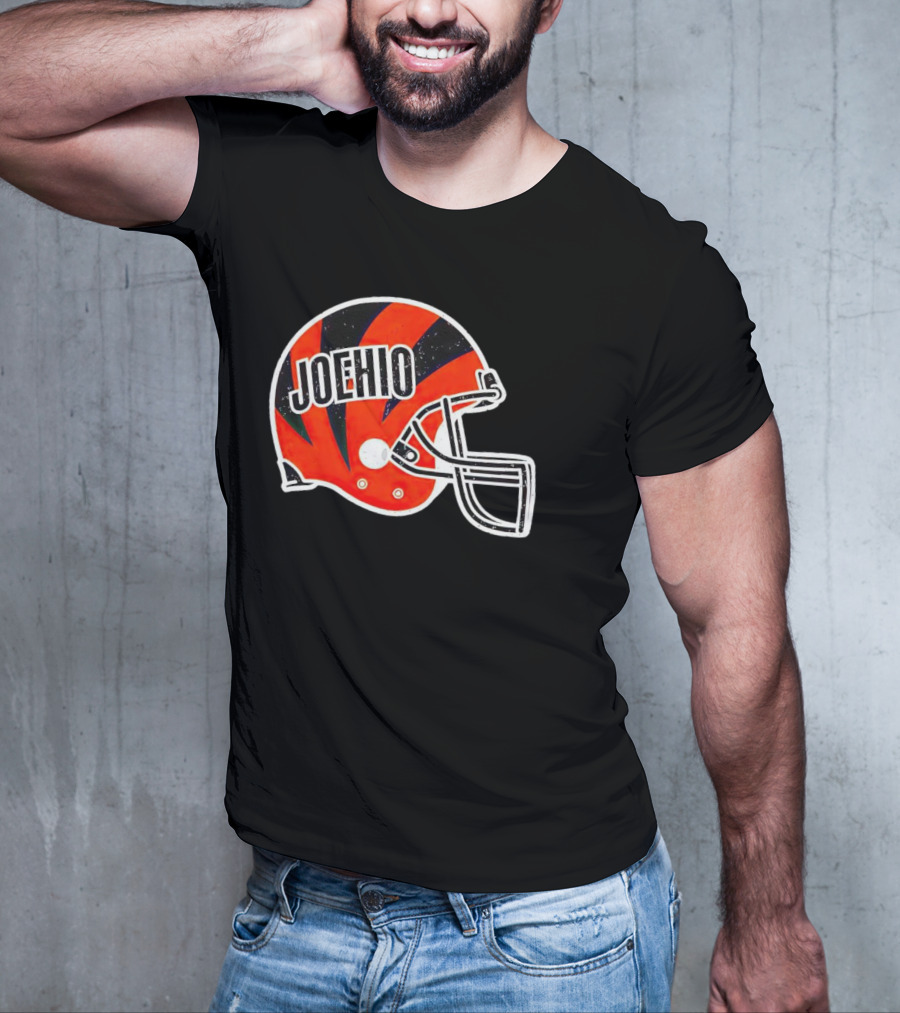 Cincinnati Bengals Joehio Football Helmet T-Shirt