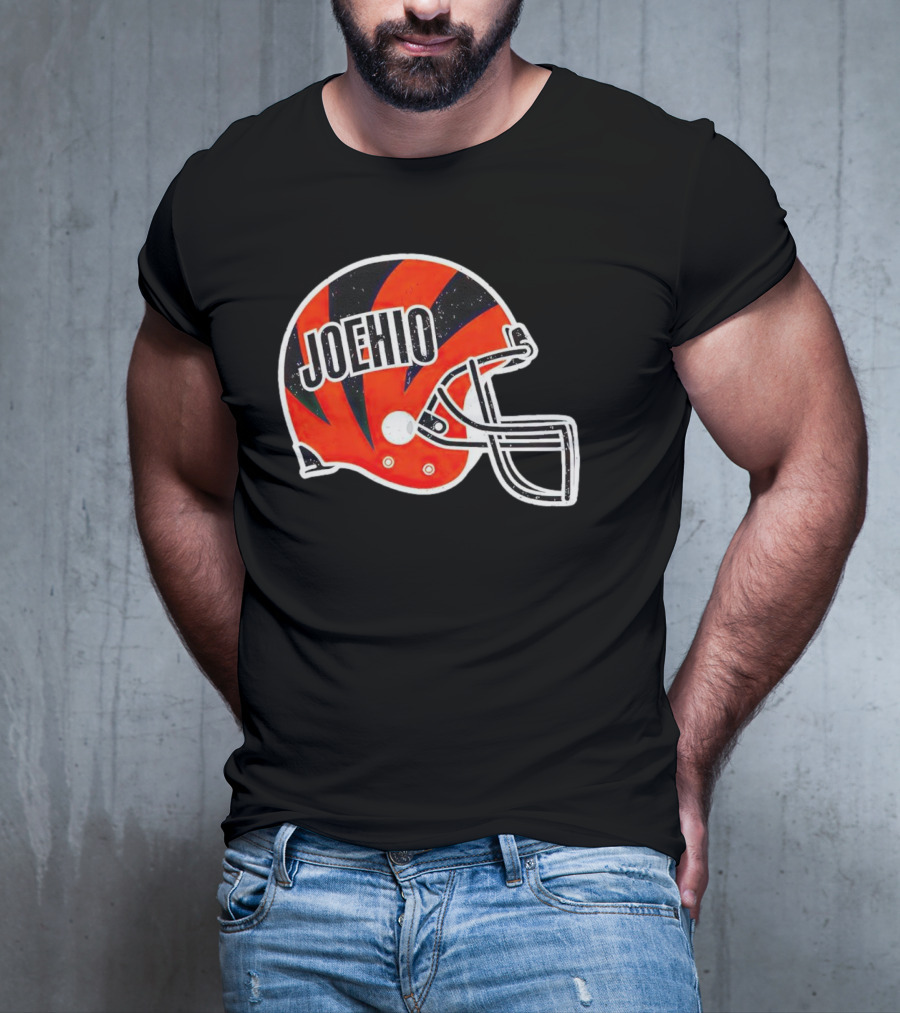 Cincinnati Bengals Joehio Football Helmet T-Shirt