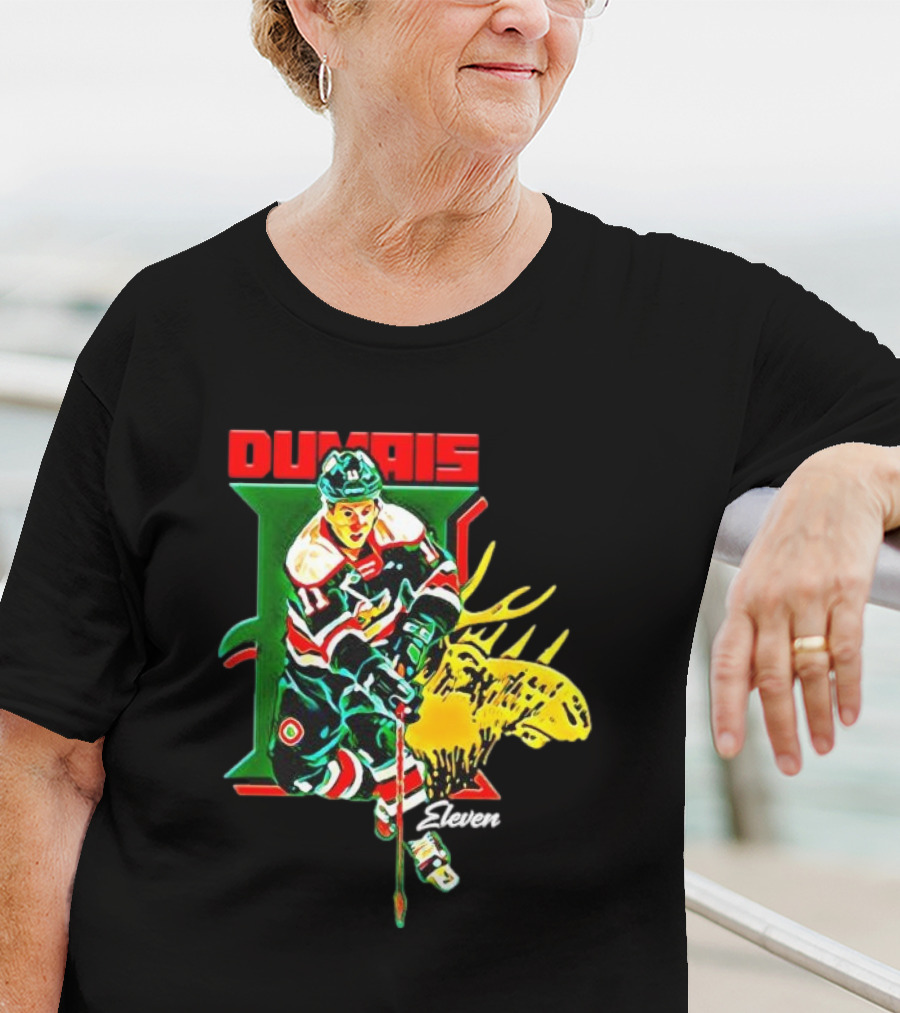 Dumais Eleven Halifax Mooseheads Hockey Player Image T-Shirt
