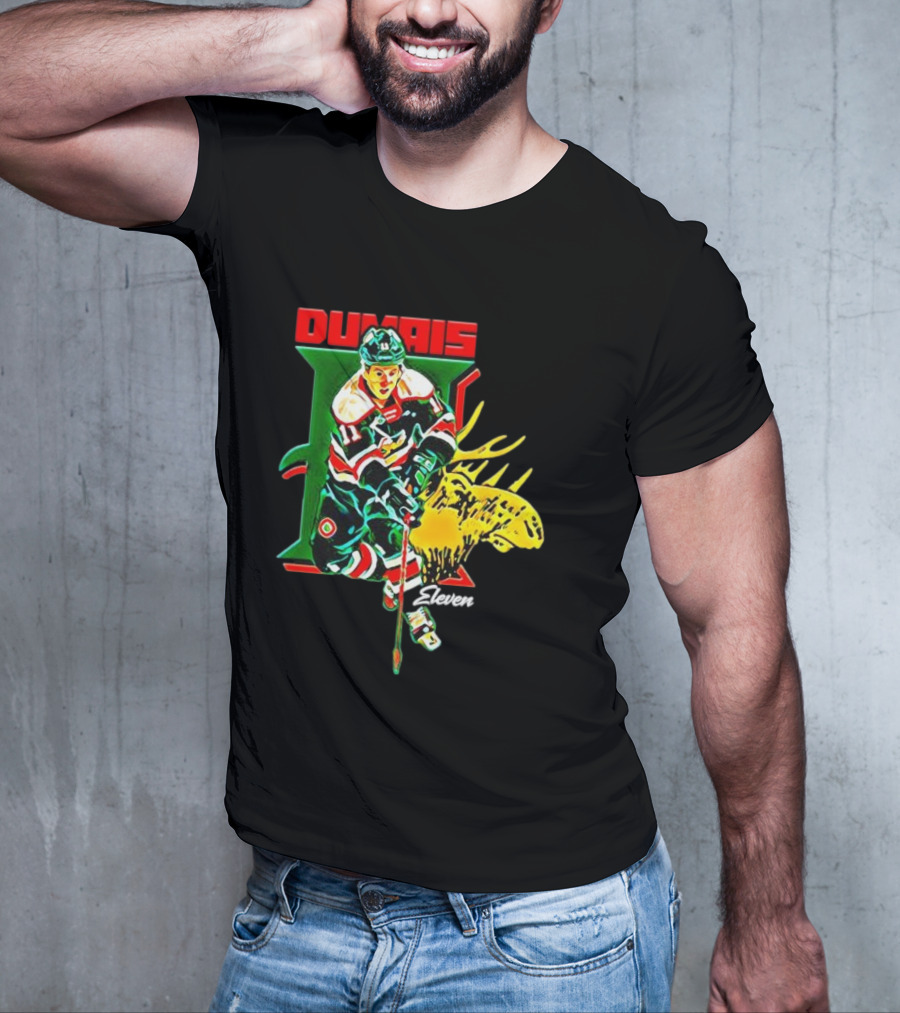 Dumais Eleven Halifax Mooseheads Hockey Player Image T-Shirt