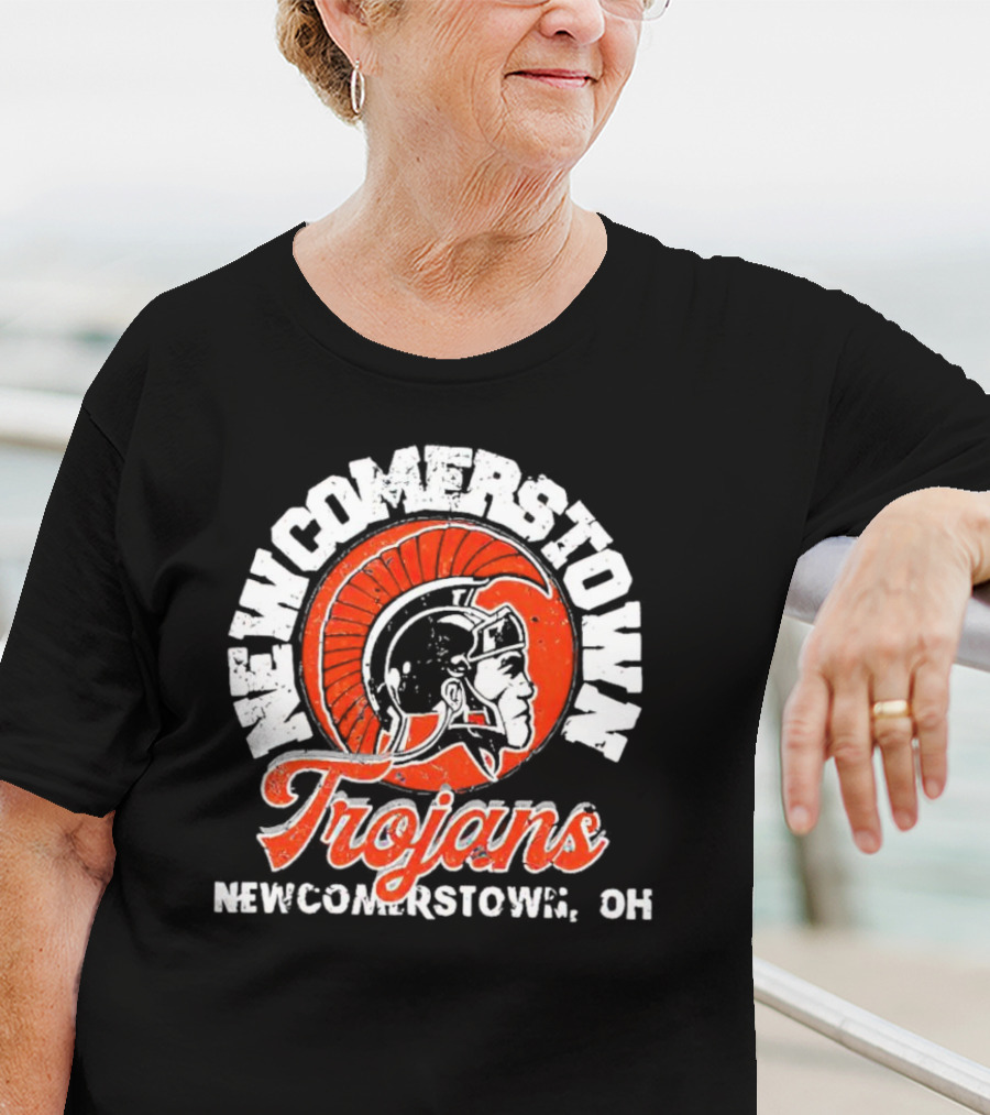 Newcomerstown Trojans Newcomerstown OH Helmet Emblem T-Shirt