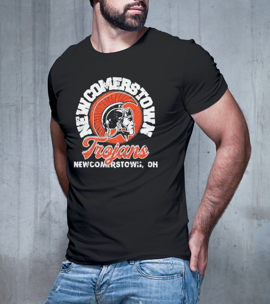 Newcomerstown Trojans Newcomerstown OH Helmet Emblem T-Shirt