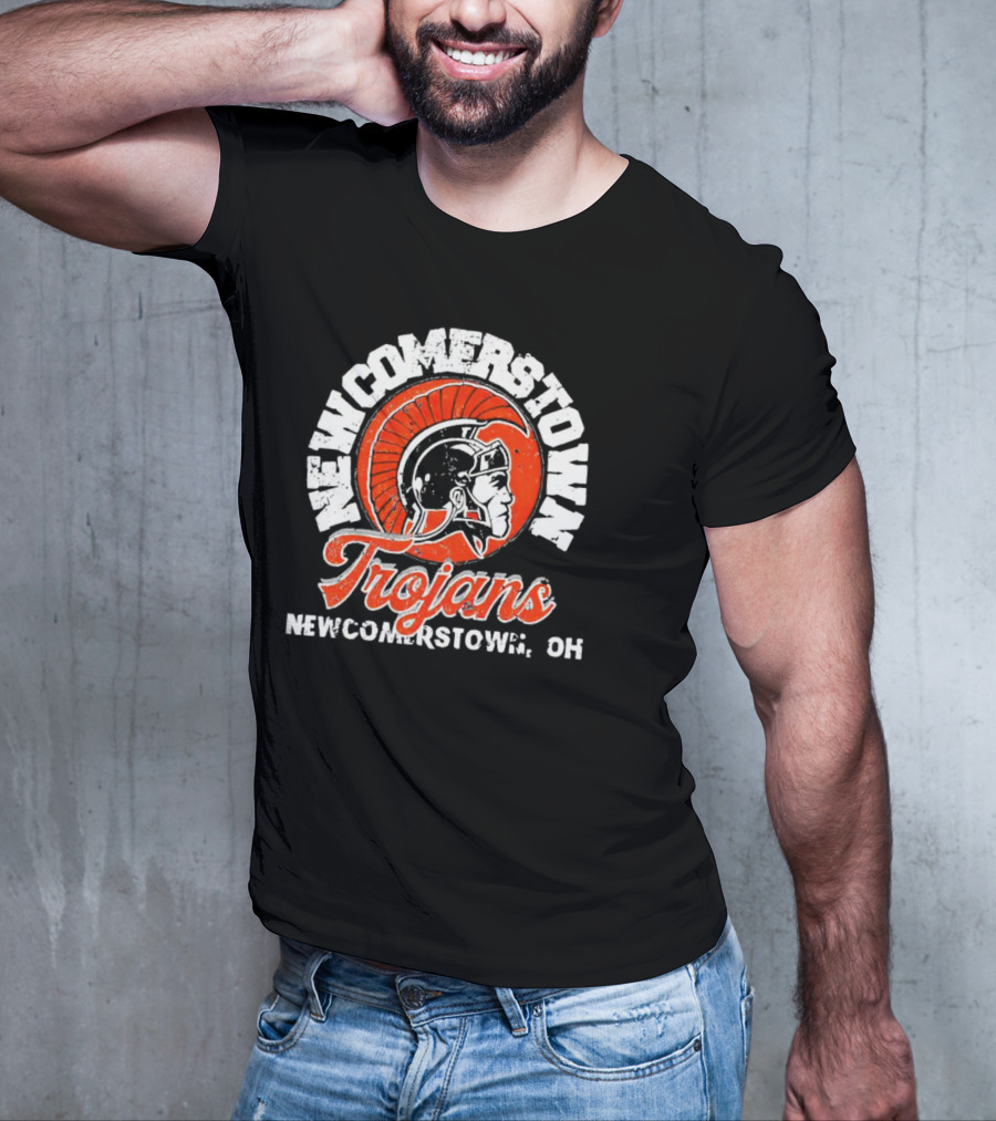 Newcomerstown Trojans Newcomerstown OH Helmet Emblem T-Shirt