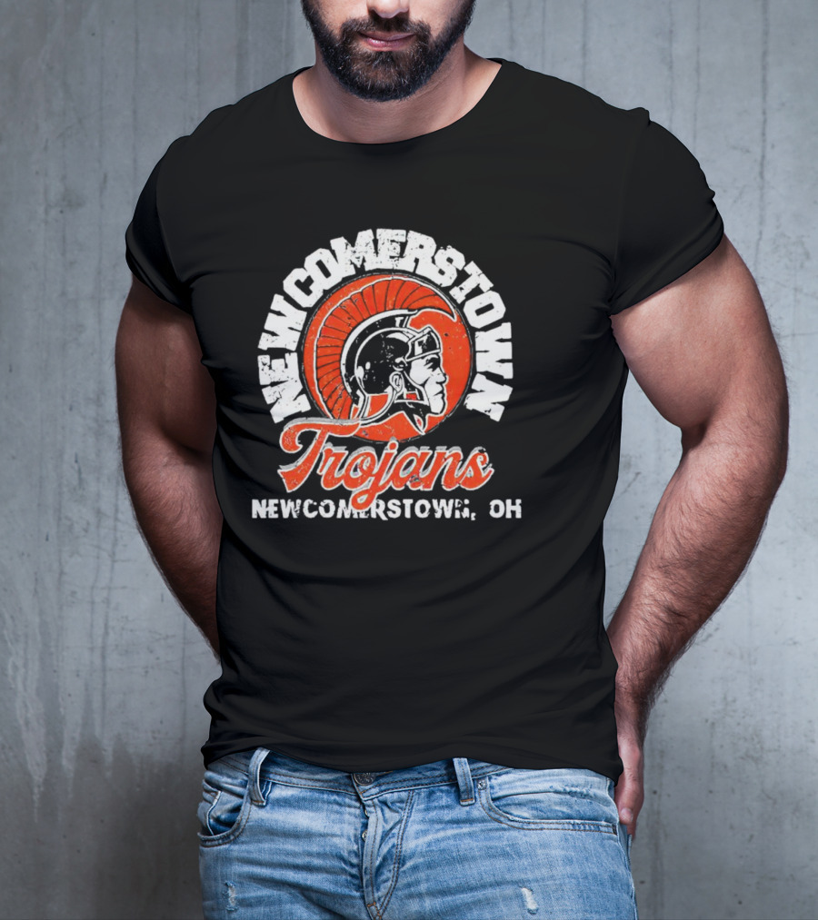 Newcomerstown Trojans Newcomerstown OH Helmet Emblem T-Shirt