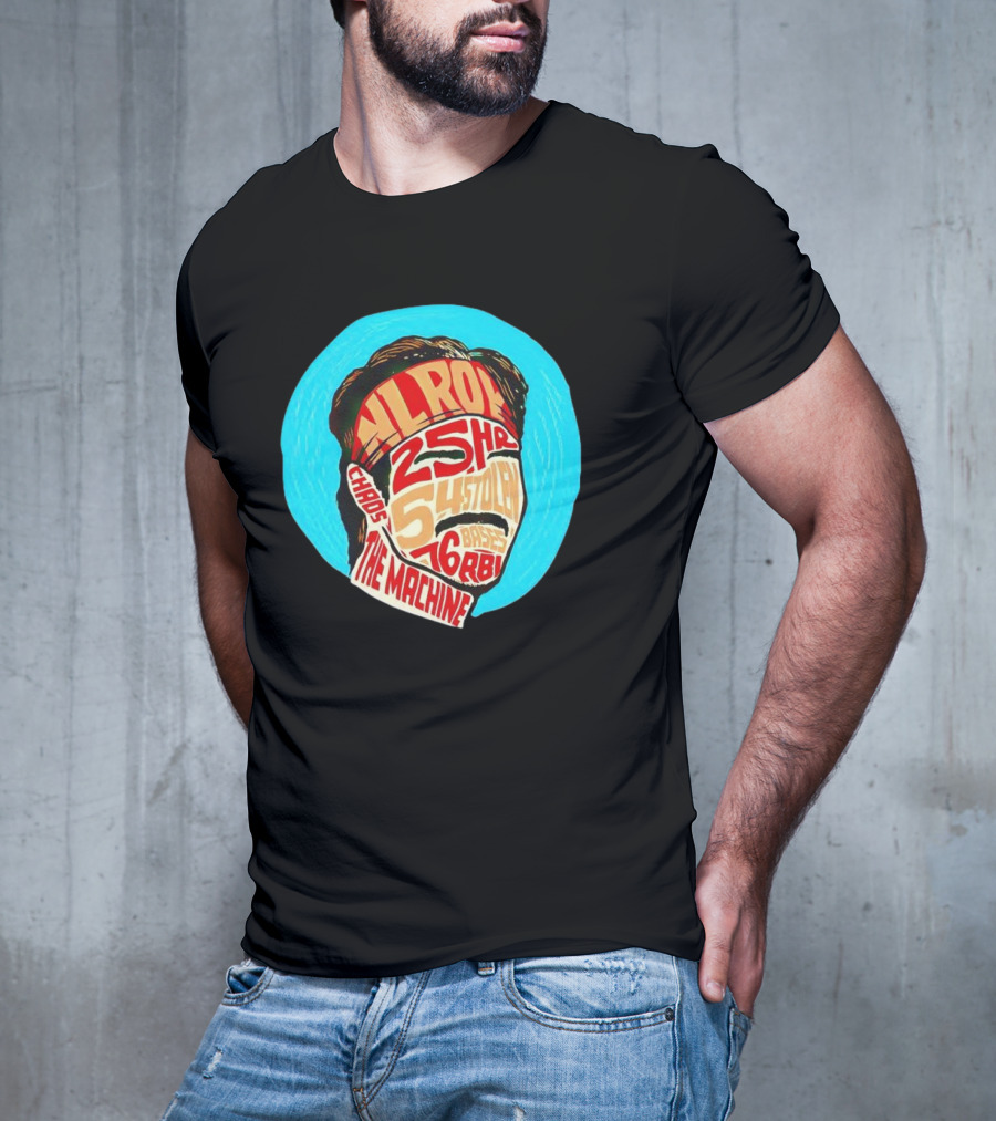 NL Roy 25 HR 54 Stolen Bases 61 RBI Chaos The Machine T-Shirt