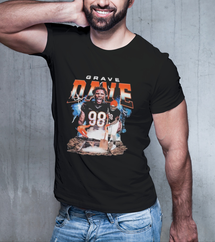 Grave Dave DJ Reader 98 Bengals Football T-Shirt