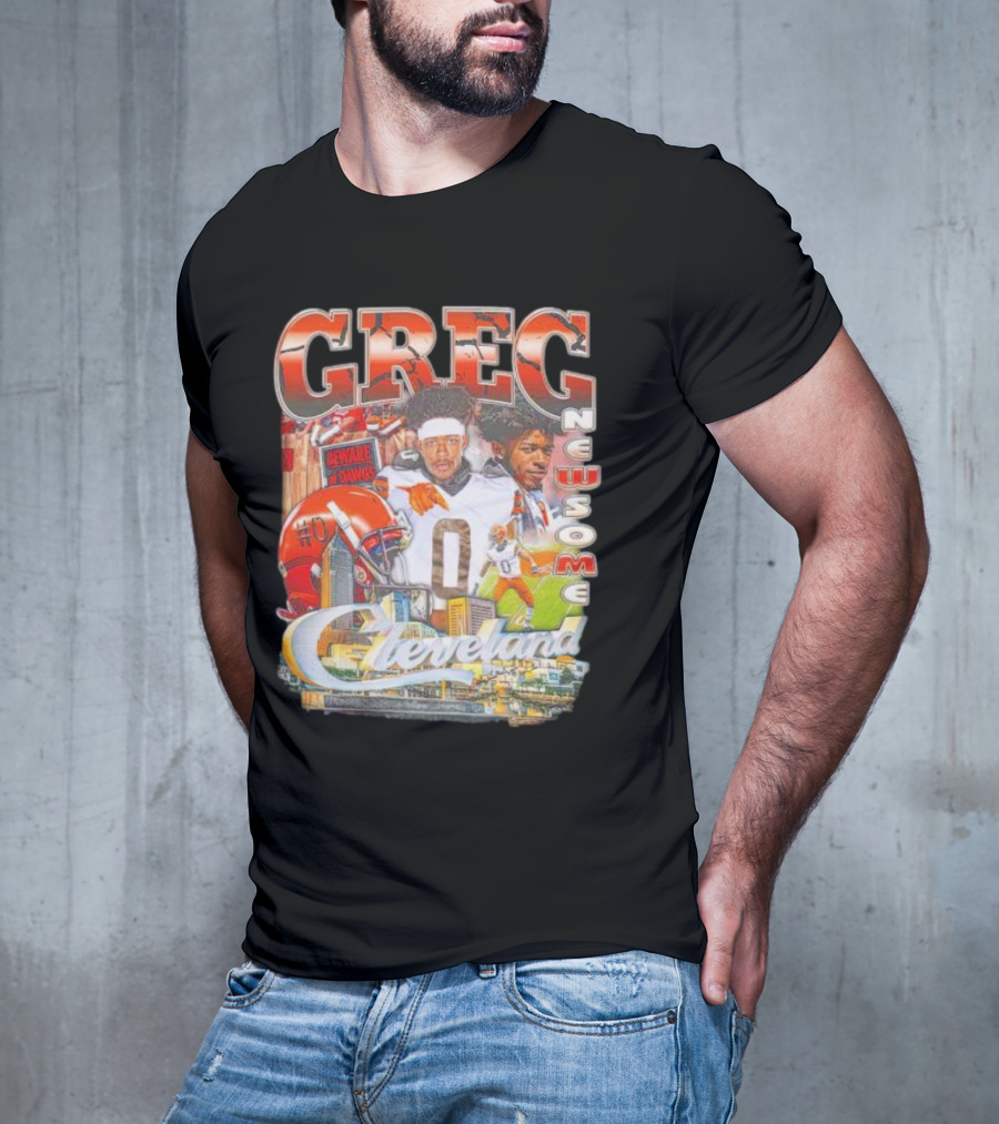 Greg Newsome II Cleveland Collage Beware Of Dawgs T-Shirt