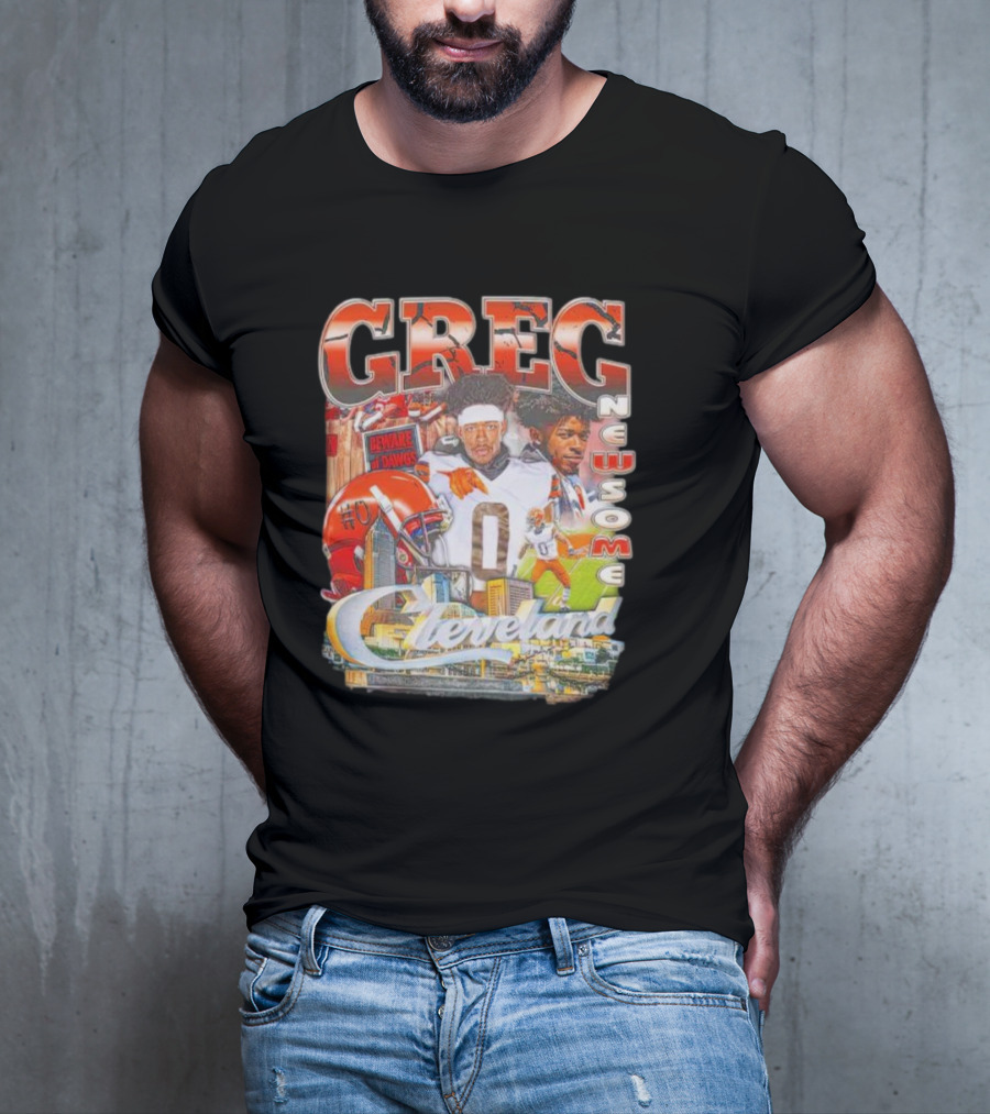 Greg Newsome II Cleveland Collage Beware Of Dawgs T-Shirt