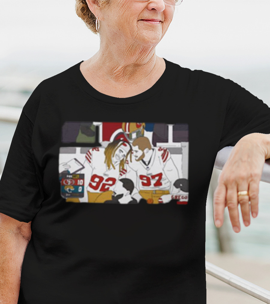 San Francisco 49ers Bromance Young And Bosa Football Friends T-Shirt