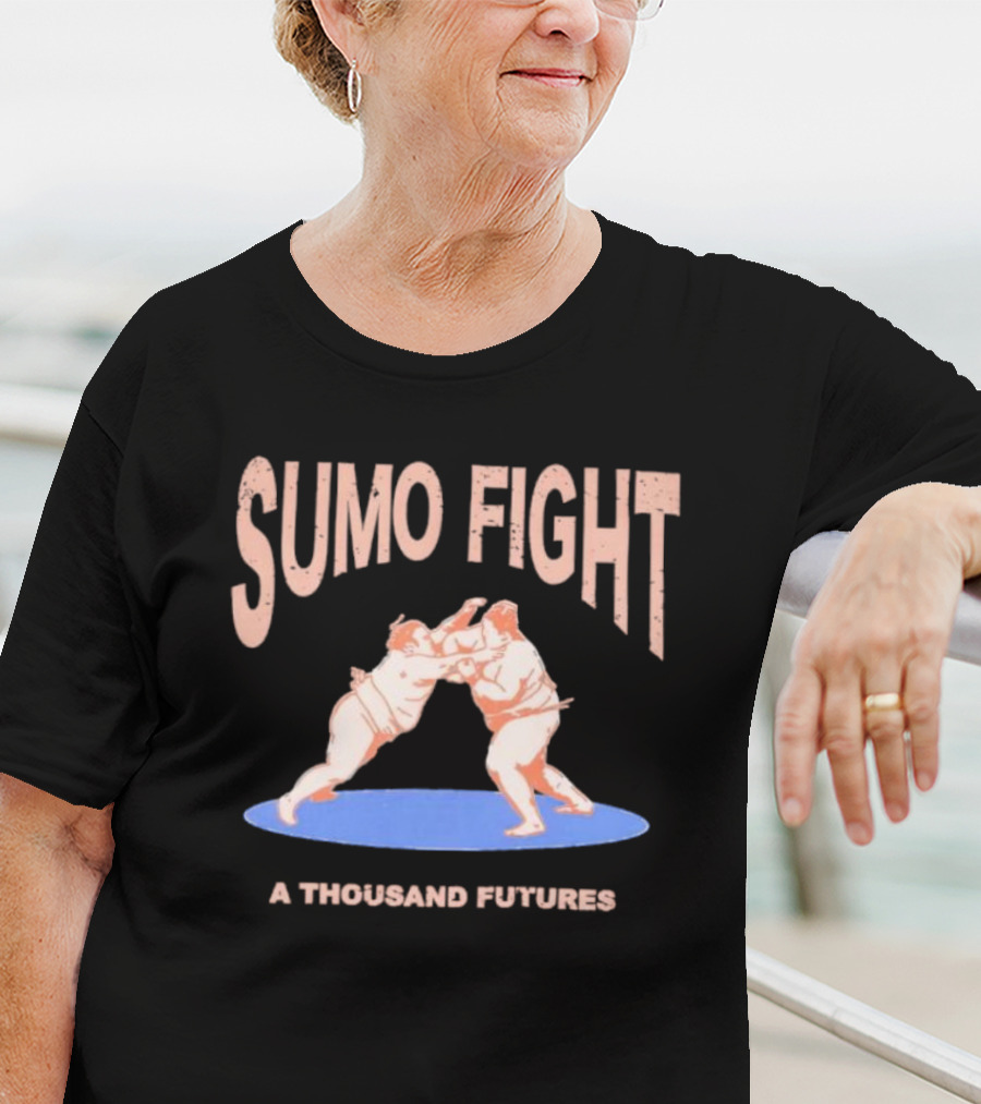 Sumo Fight A Thousand Futures Wrestling Match Iconic T-Shirt