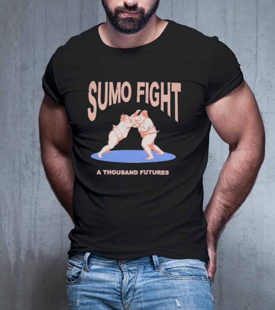 Sumo Fight A Thousand Futures Wrestling Match Iconic T-Shirt