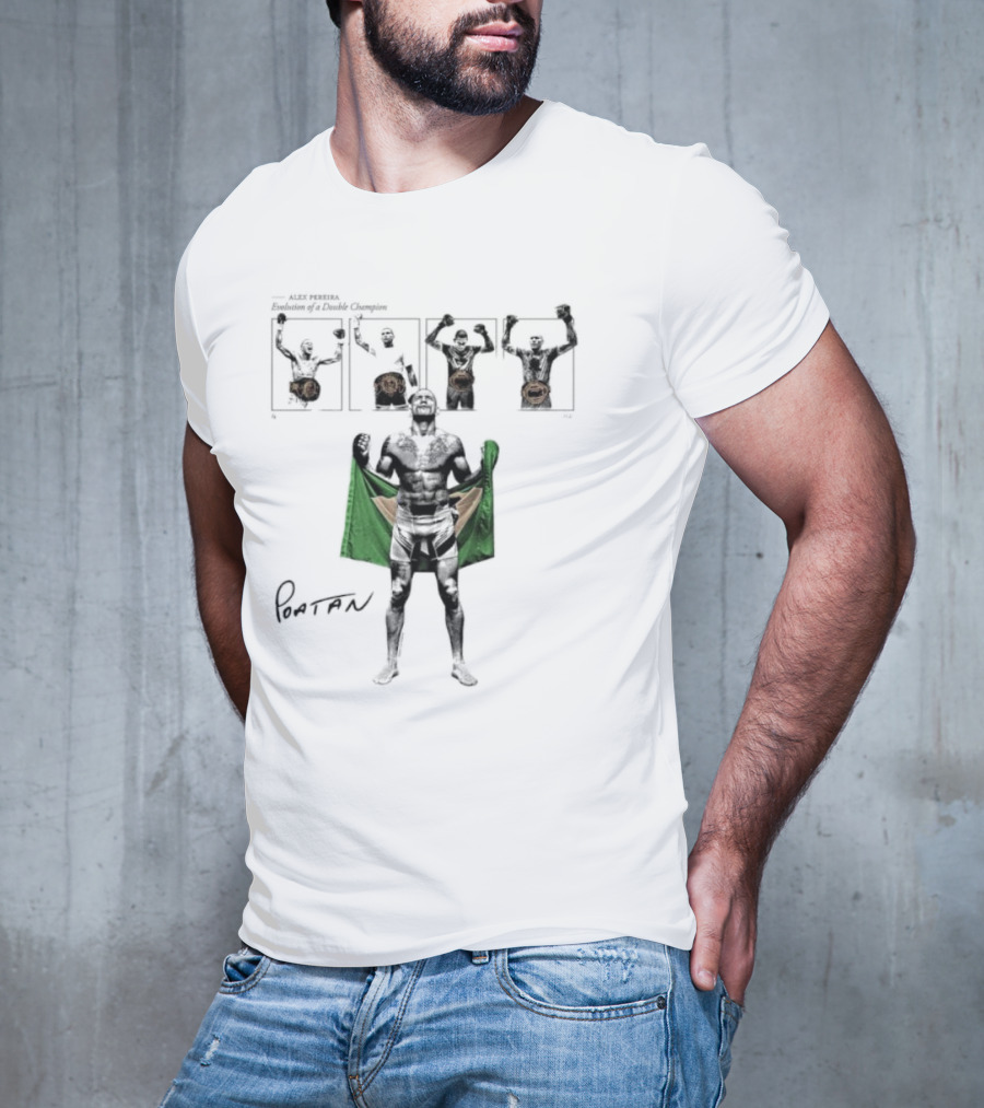 Alex Pereira Poatan Brazilian Double Champion T-Shirt