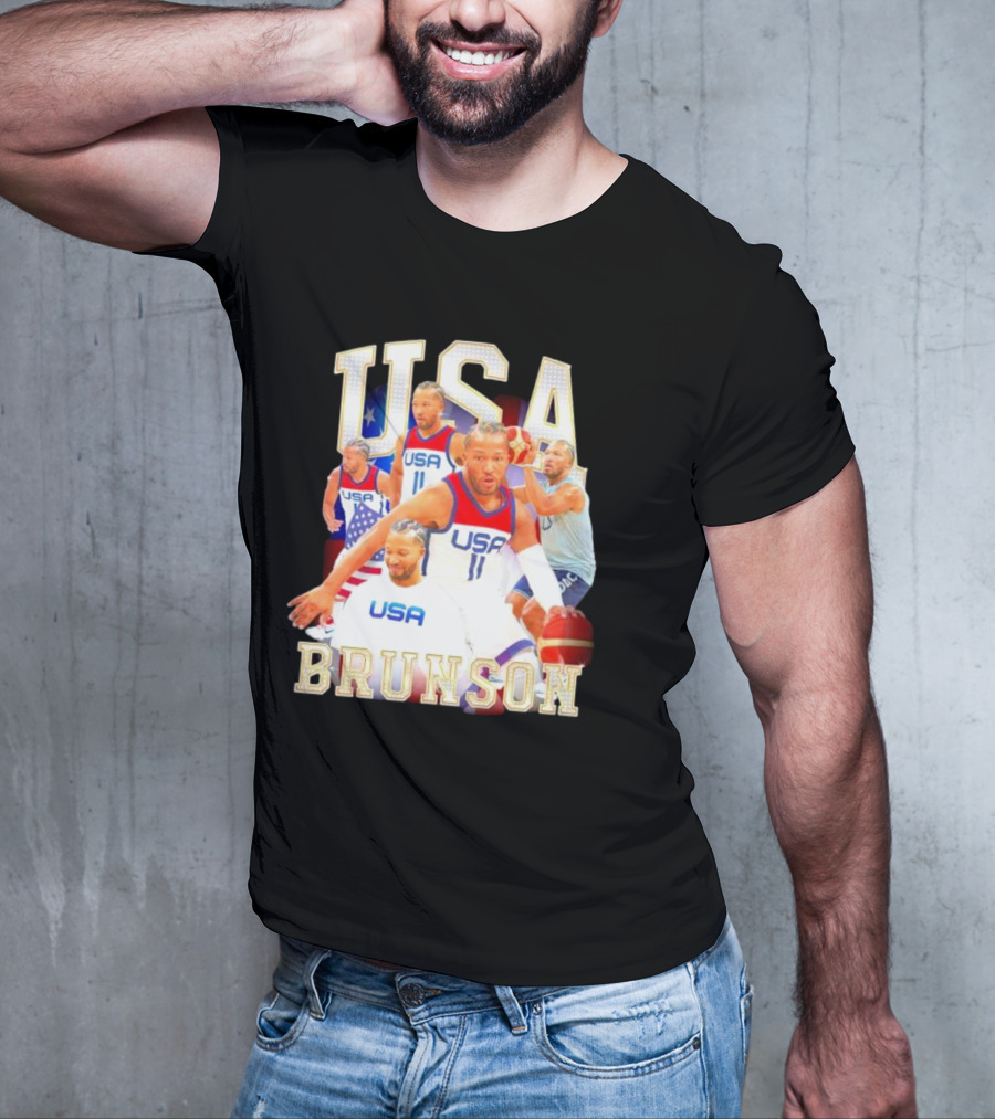 USA Brunson Basketball FIBA T-Shirt
