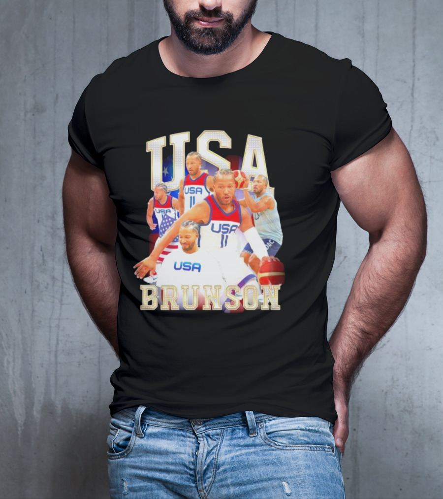 USA Brunson Basketball FIBA T-Shirt