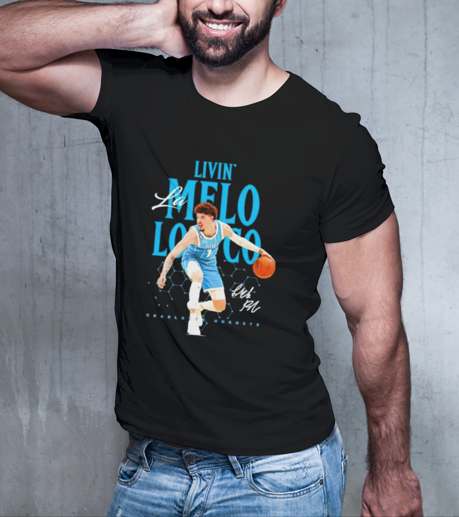 Livin' La Melo Loco Charlotte Hornets Signature T-Shirt