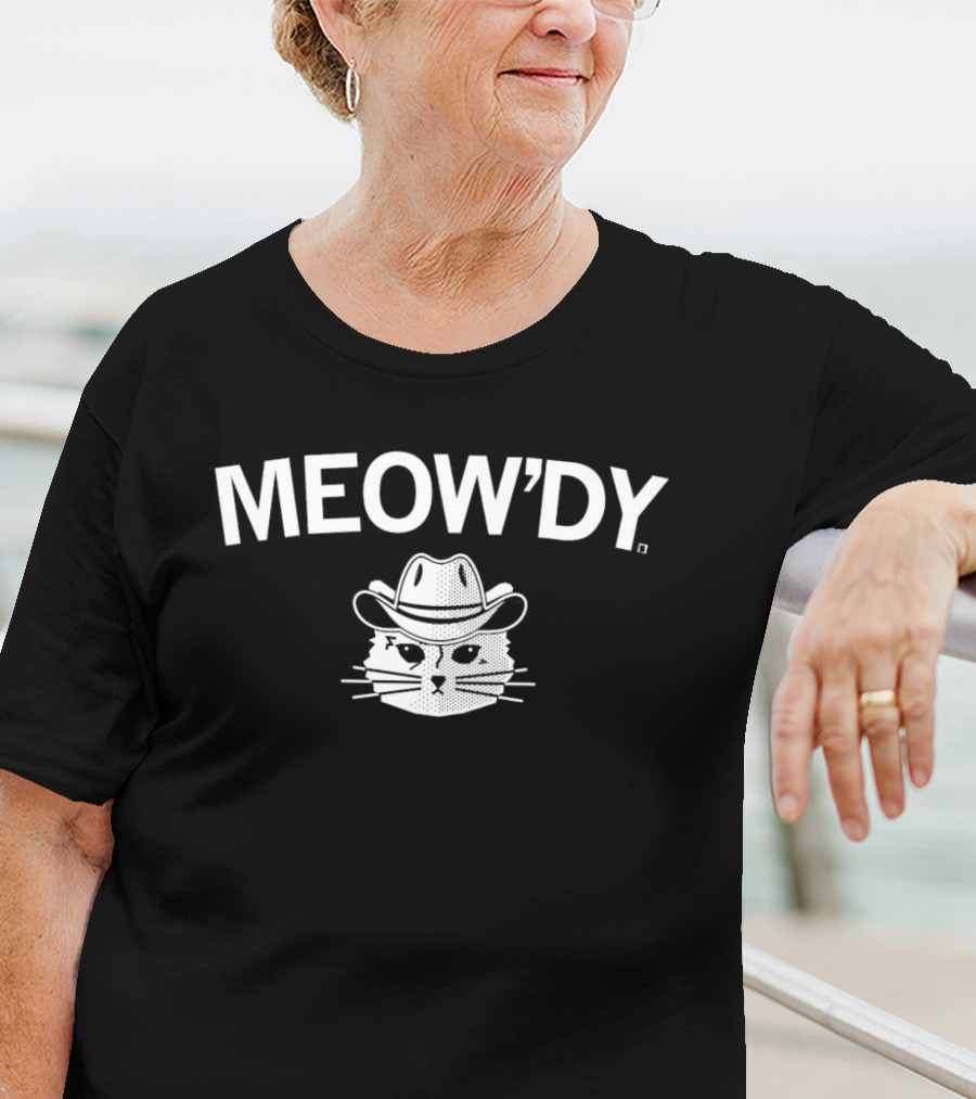 Meow'dy Cat Cowboy Hat T-Shirt