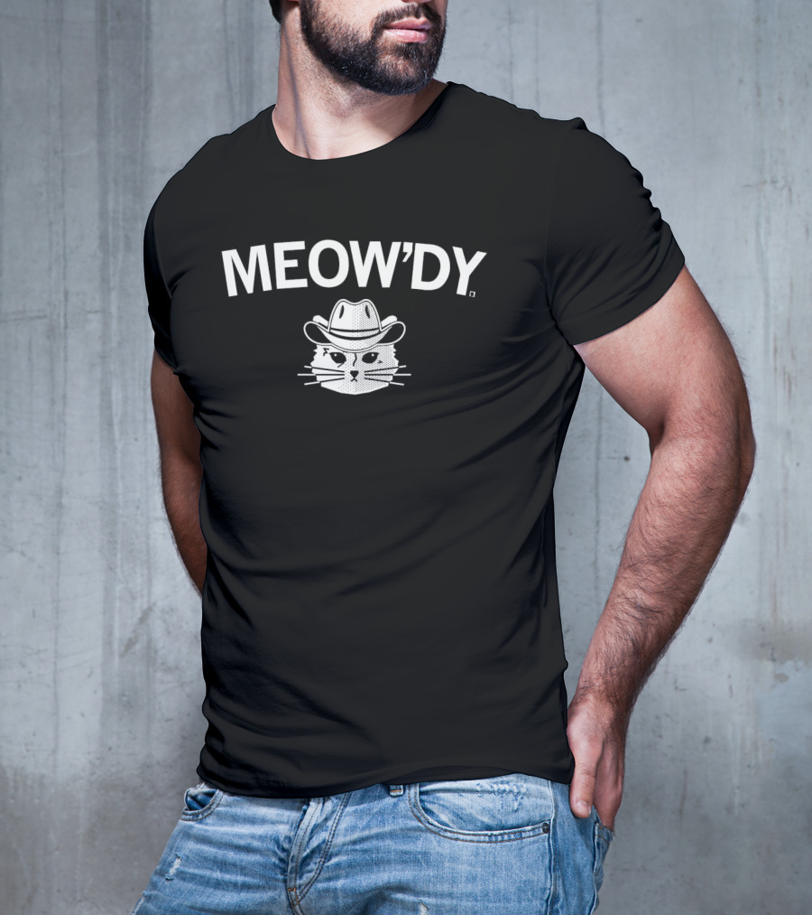 Meow'dy Cat Cowboy Hat T-Shirt