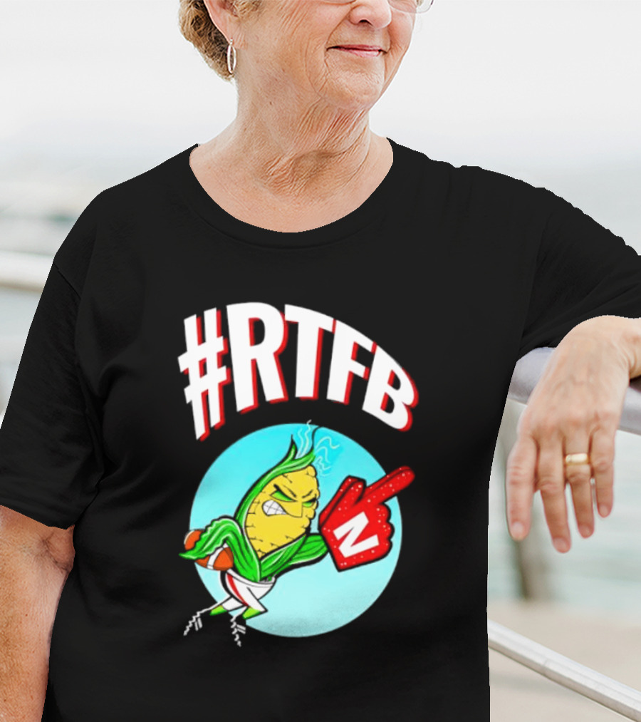 RTFB Nebraska Cobby Corn Football T-Shirt