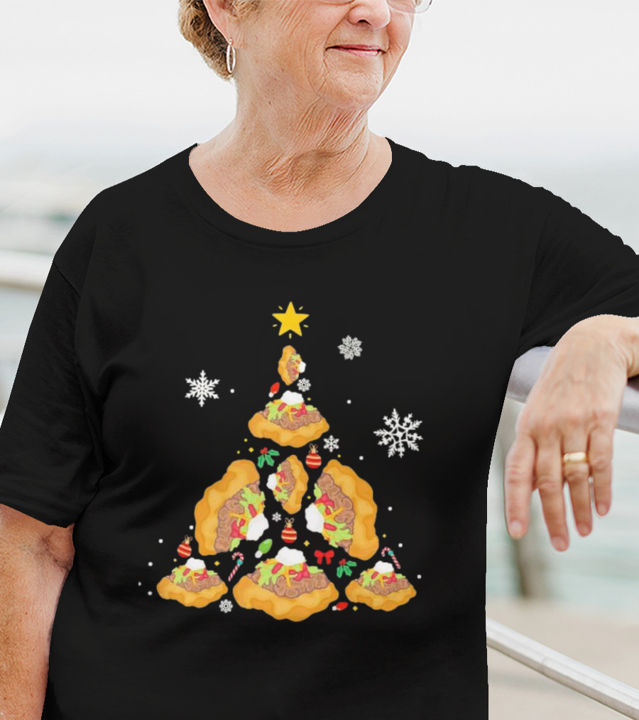 Oh Taco Christmas Tree Festive Holiday Taco Christmas Tree T-Shirt