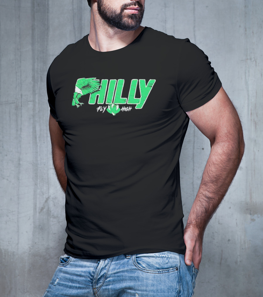 Philadelphia Eagles Philly Fly High Football T-Shirt
