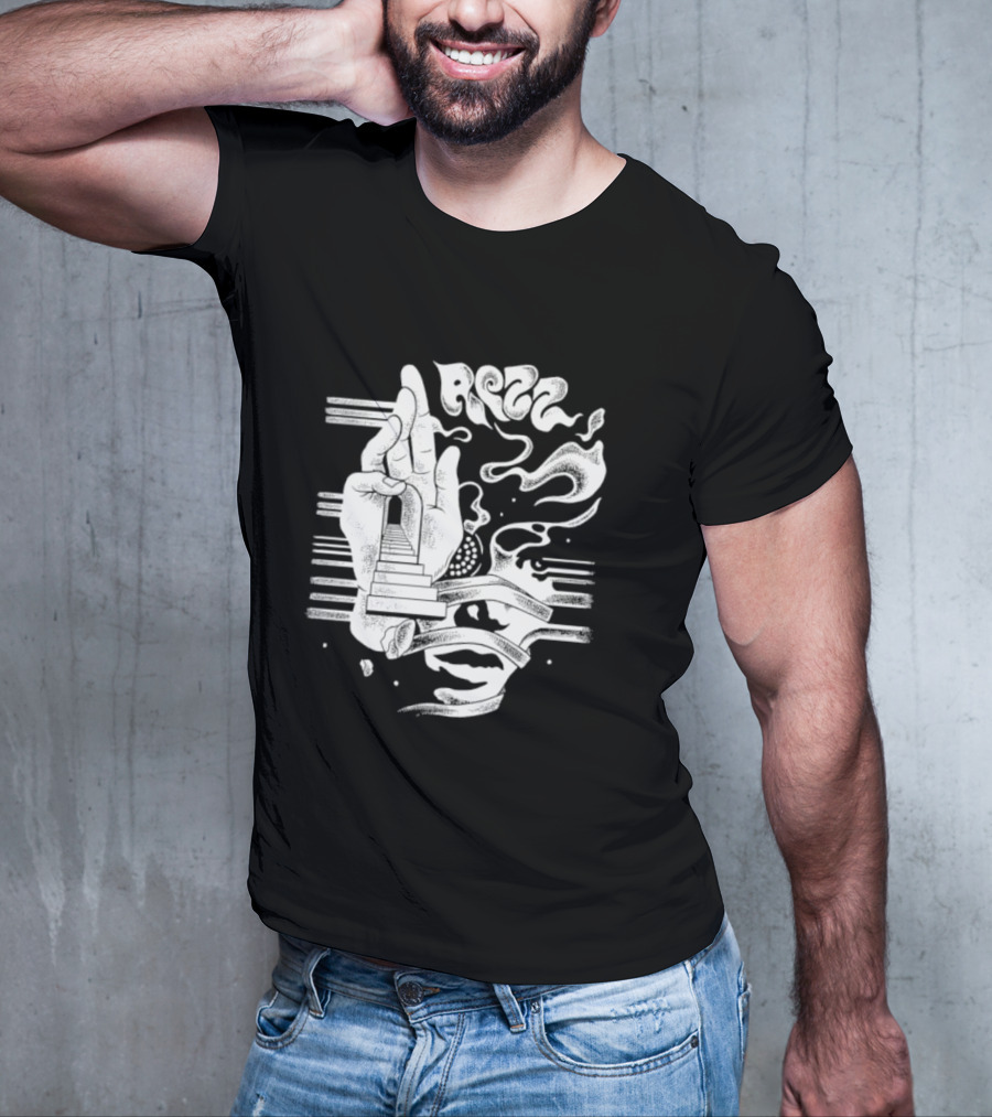 Rezz Perception Hand Staircase And Psychedelic Elements T-Shirt