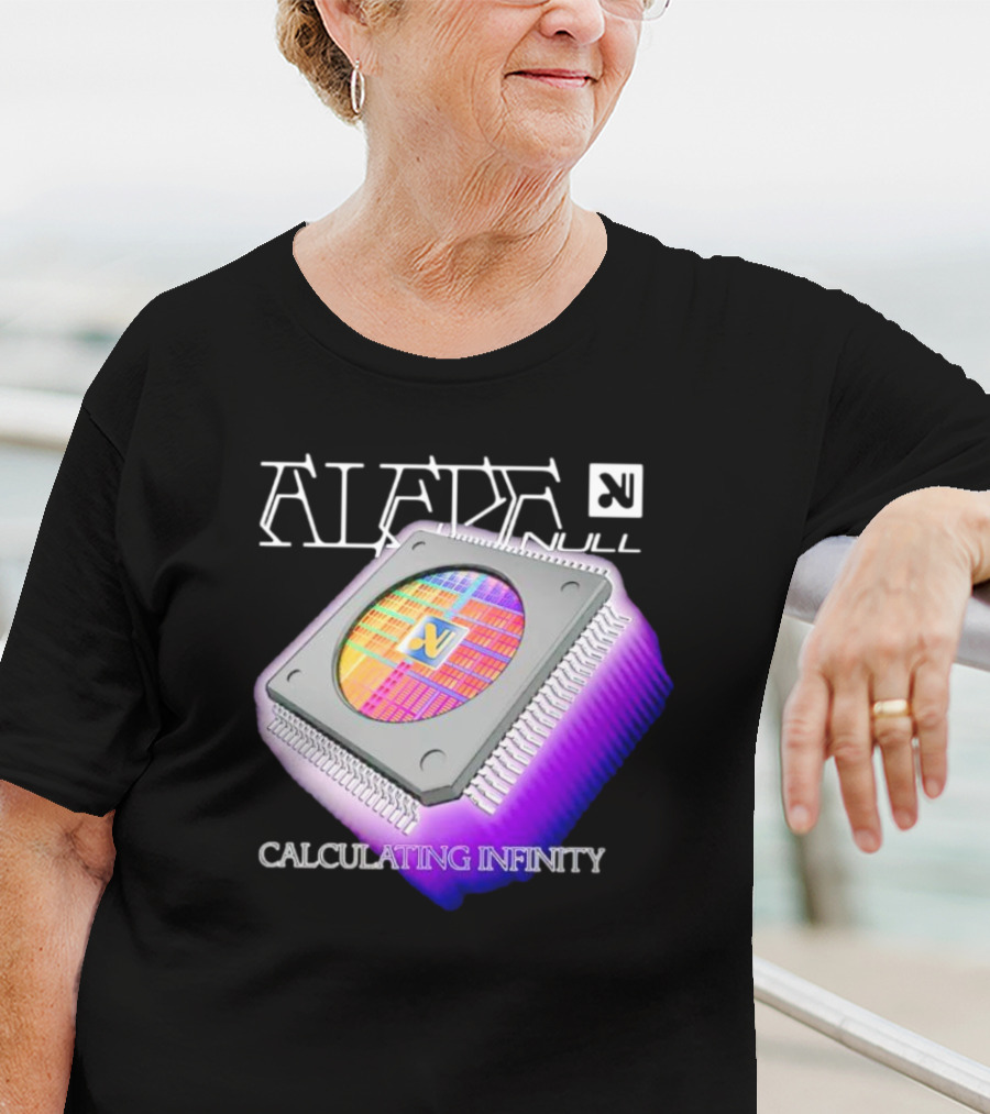 Aleph Null Calculating Infinity With Chip T-Shirt