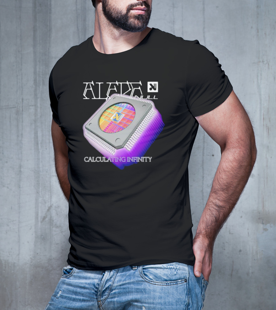 Aleph Null Calculating Infinity With Chip T-Shirt