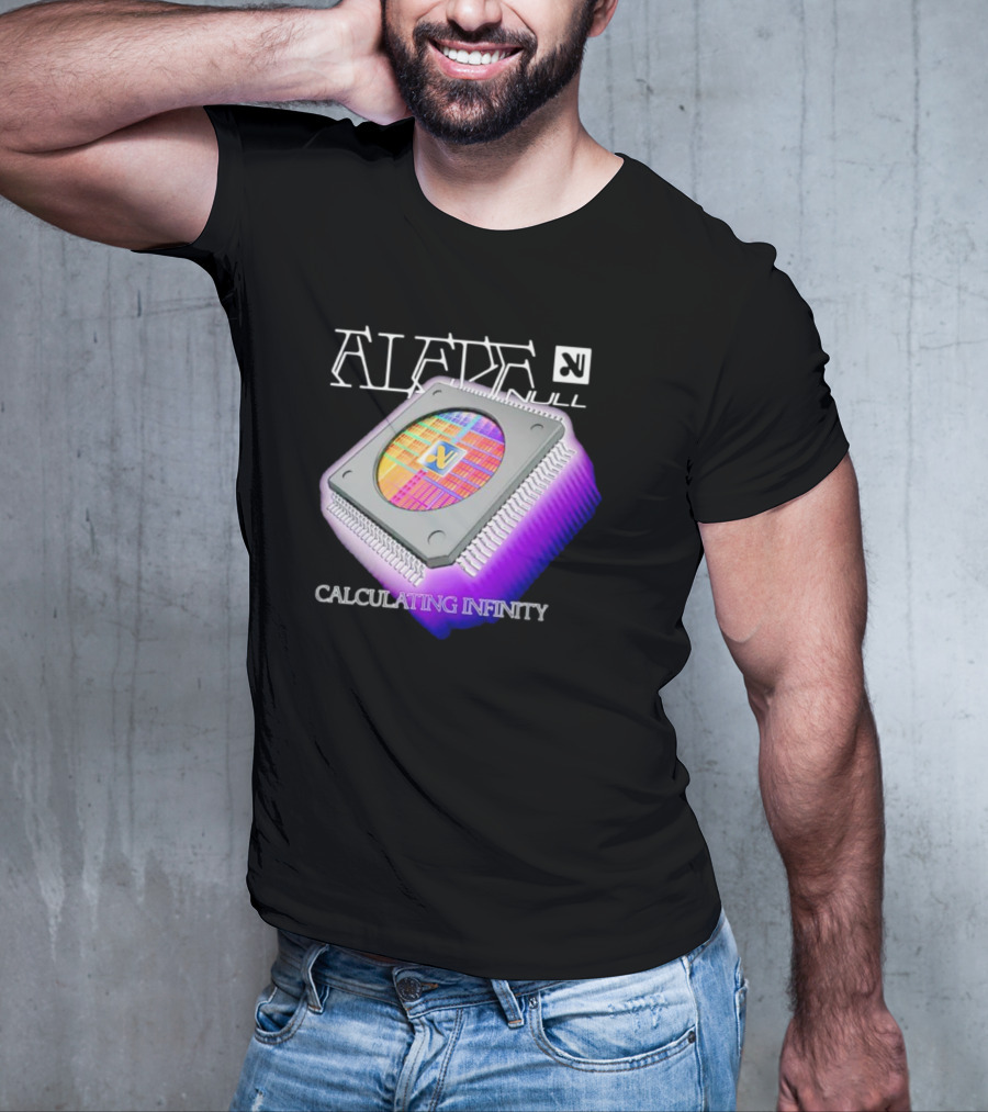 Aleph Null Calculating Infinity With Chip T-Shirt