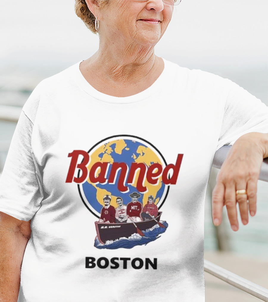 Banned Boston World Traveler Silhouette Adventure T-Shirt