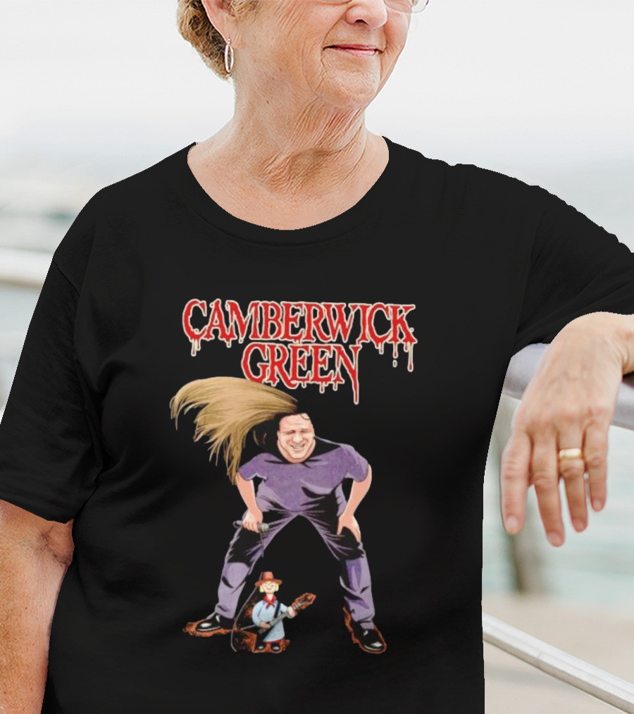 Camberwick Green Heavy Metal Vibe With Animated Figure T-Shirt