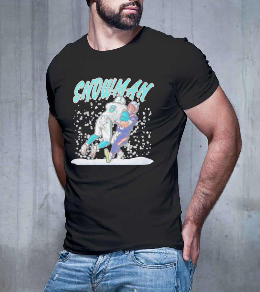 SNOWMAN Jevon Holland Tackle Football Action Scene T-Shirt