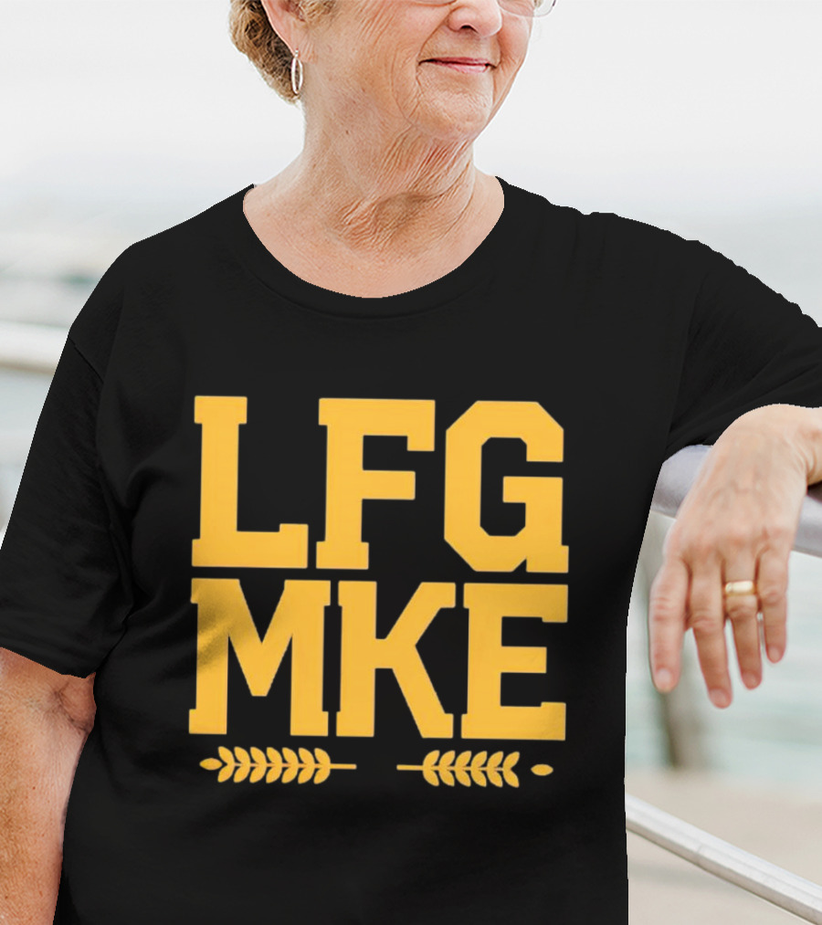 Milwaukee Brewers LFG MKE Wheat Stalks T-Shirt