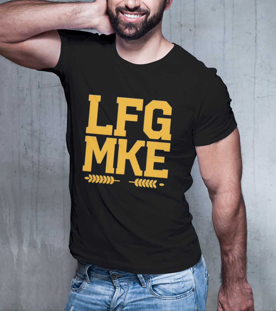 Milwaukee Brewers LFG MKE Wheat Stalks T-Shirt
