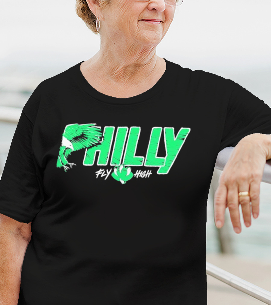 Philly Fly High Football Eagle T-Shirt