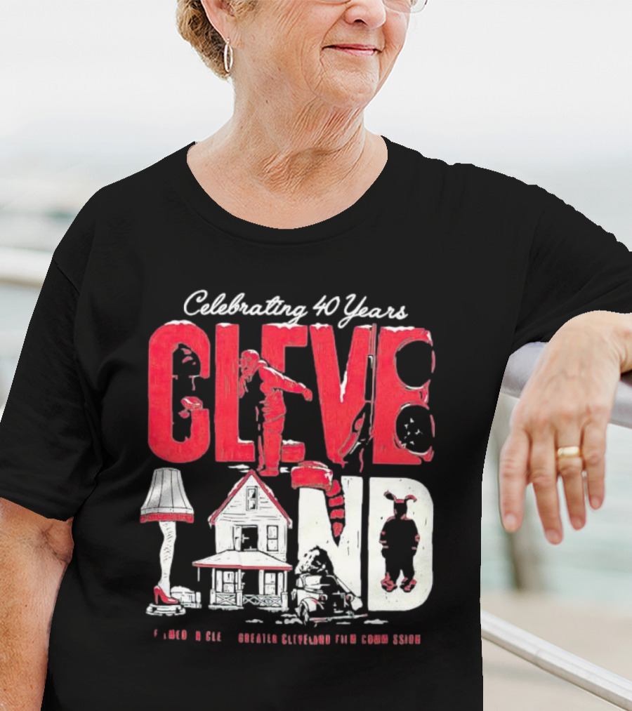 Celebrating 40 Years Cleveland Greater Cleveland Film Commission T-Shirt