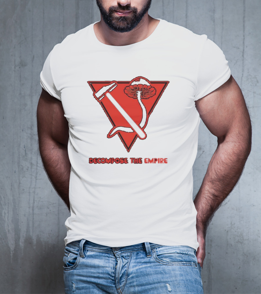 Decompose The Empire Mushroom Hammer Triangle T-Shirt