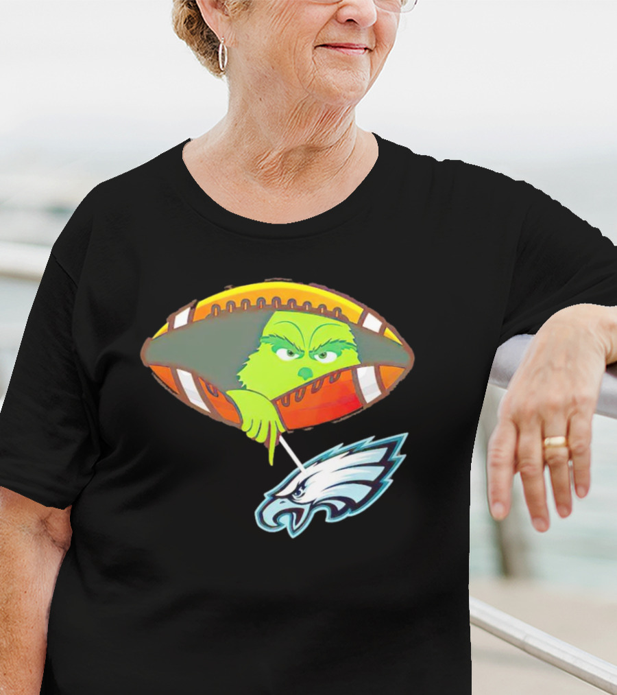 Grinch Ew Philadelphia Eagles Football T-Shirt