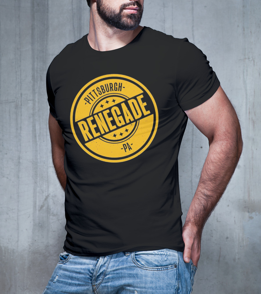 Pittsburgh Renegade PA Vintage Badge T-Shirt