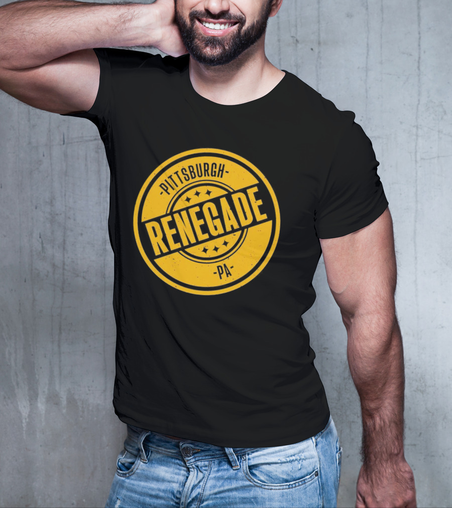 Pittsburgh Renegade PA Vintage Badge T-Shirt