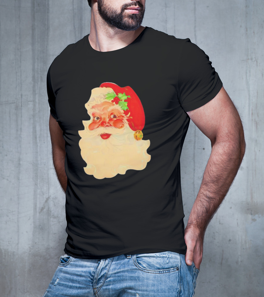 Santa Claus Vintage 1960s Christmas Nostalgia T-Shirt