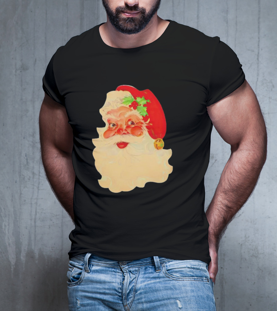Santa Claus Vintage 1960s Christmas Nostalgia T-Shirt