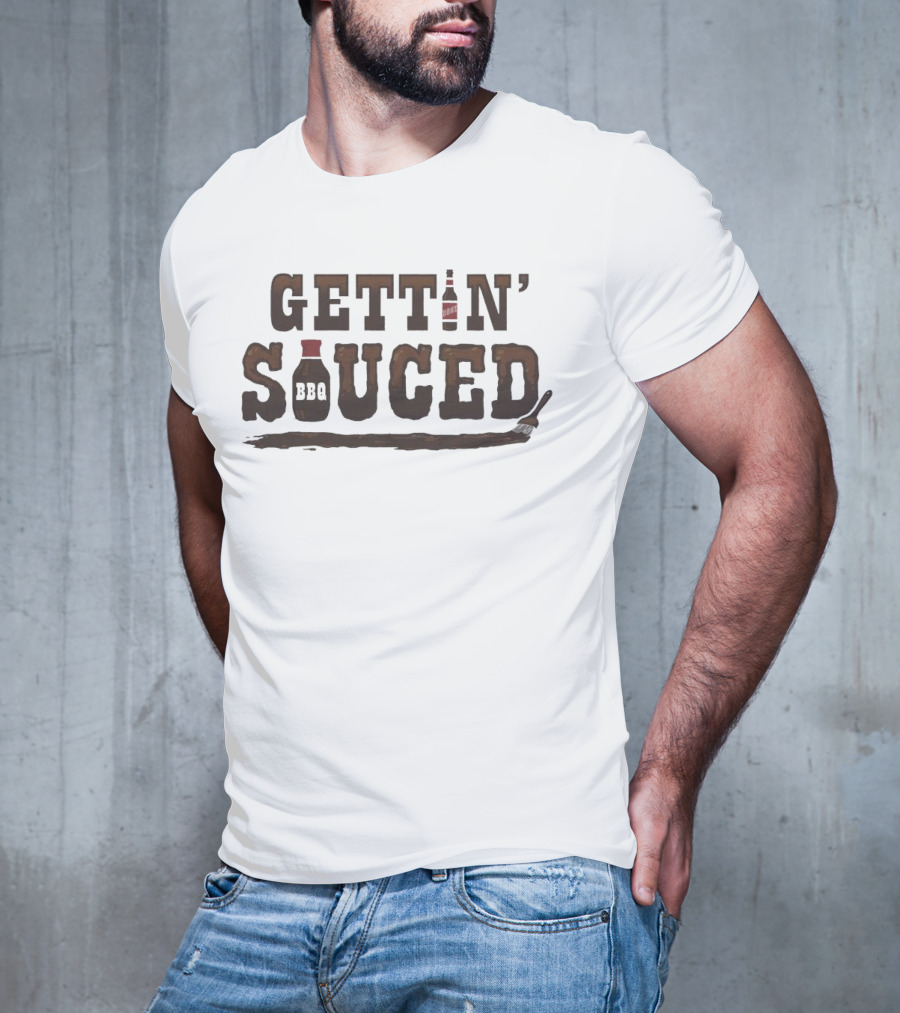 GETTIN’ BOOZE BBQ SAUCED T-Shirt