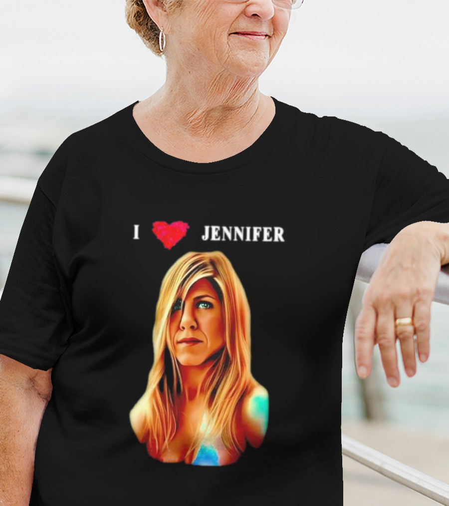 I Love Jennifer Iconic Fan Tribute Heart T-Shirt