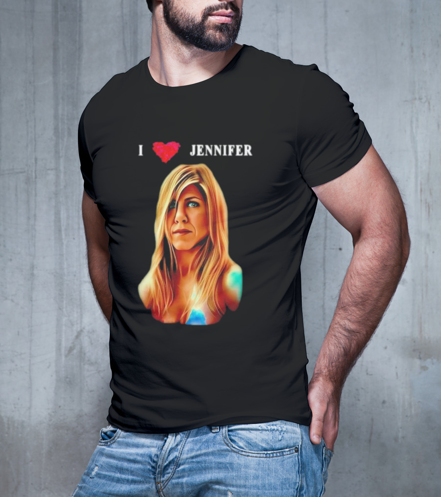 I Love Jennifer Iconic Fan Tribute Heart T-Shirt