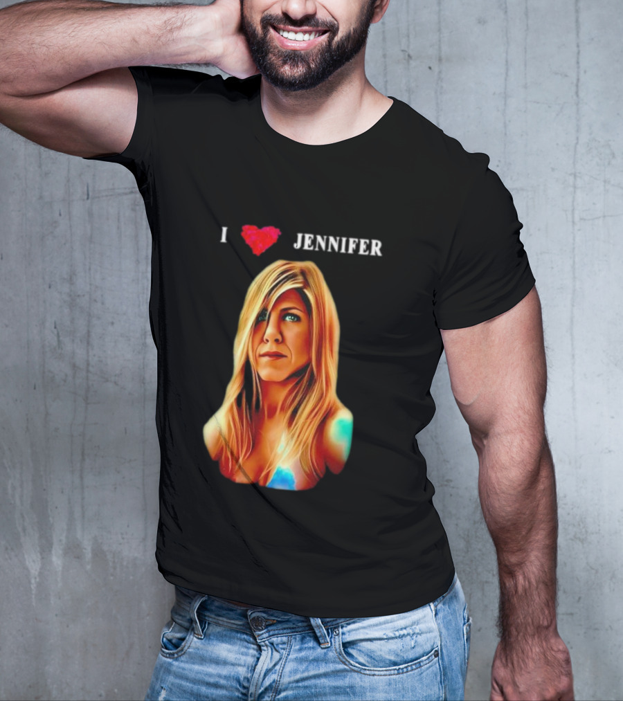 I Love Jennifer Iconic Fan Tribute Heart T-Shirt