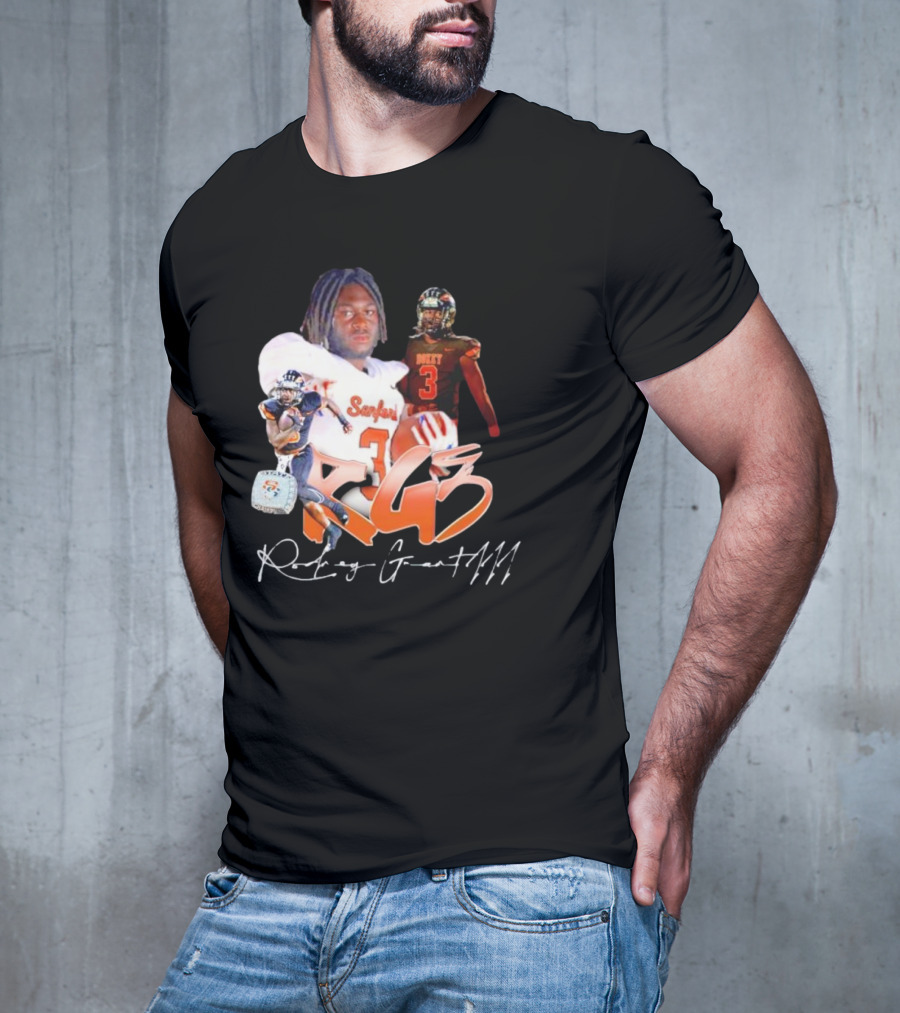 Rockey Grant RG3 Sanford Heavy 3 Football T-Shirt